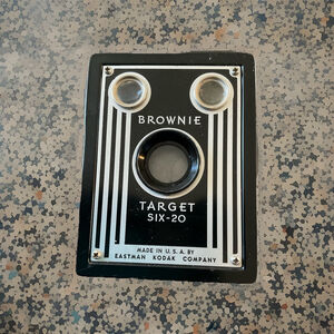 Vintage Kodak Brownie Target Six-20 Box Camera 1940s Art Deco Display